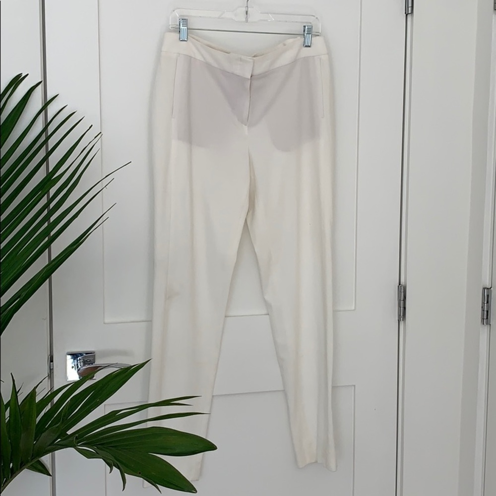 BCBG MAXAZRIA White Dress Pants